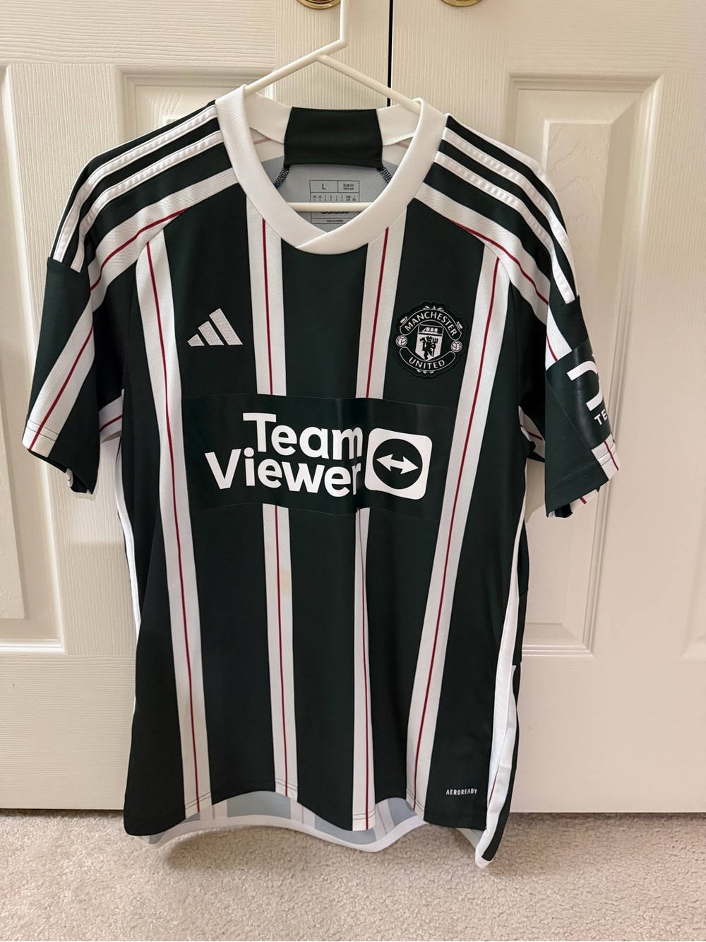 adidas Manchester United 2023-2024 Away Kit #46 Hannibal Mejbri